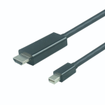 VisionTek 901215 video cable adapter 78.7" (2 m) Mini DisplayPort HDMI Type A (Standard) Black