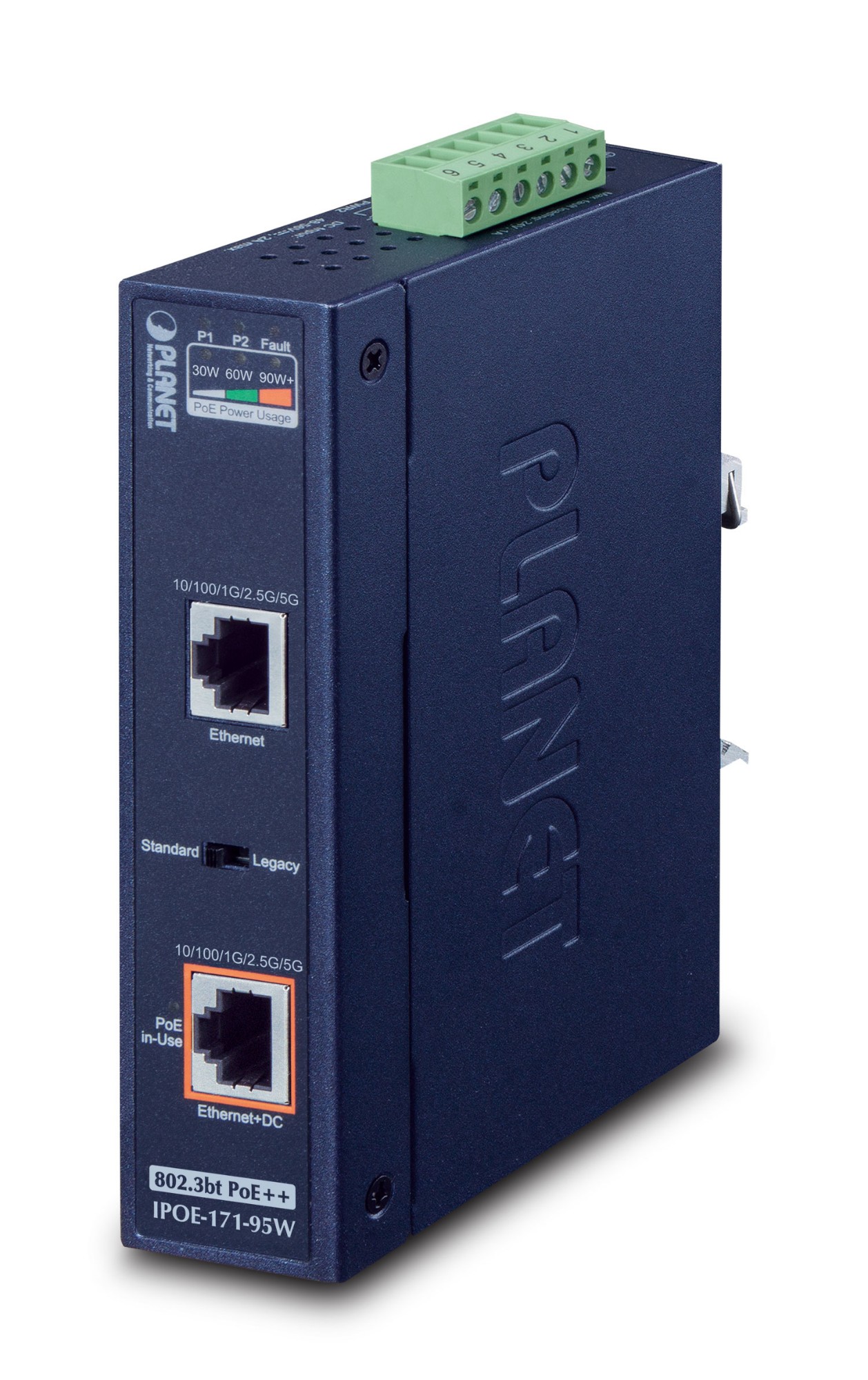 Photos - Switch PLANET IPOE-171-95W network  Gigabit Ethernet  Powe (10/100/1000)