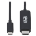 Tripp Lite U444-003-HBE video cable adapter 35.8" (0.91 m) USB Type-C HDMI Type A (Standard) Black