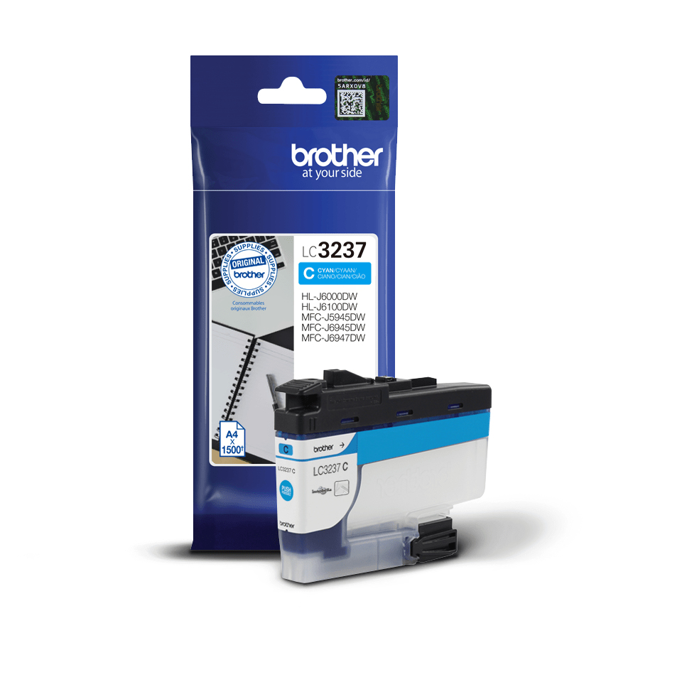Brother LC3237C Inkjet Cartridge Cyan LC3237C