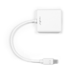 Rocstor 0.15m, Mini DisplayPort/DVI DVI-I White