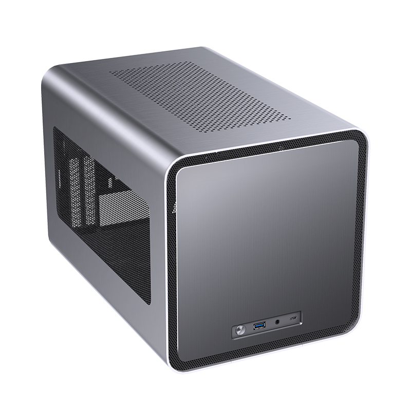 Jonsbo V8 - PC - Grey - DTX ITX - Aluminium - Steel - 19.5 cm - 33 cm