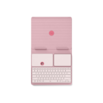 Logitech 920-011237 mobile device keyboard QWERTY English Bluetooth Pink