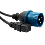 Microconnect PE141925 power cable Black 2.5 m C19 coupler