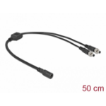 DeLOCK DC Splitter Cable 5.5 x 2.1 mm 1 x female to 2 x male screwable