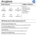 HP EliteBook 8 G1a 16 inch Notebook PC AMD Ryzen™ 5 PRO 230 16" WUXGA 16 GB DDR5-SDRAM Wi-Fi 7 (802.11be) Windows 11 Pro AI PC Silver