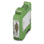 Perle PSM-ME-RS232/RS232-P serial converter/repeater/isolator RS-232 Green