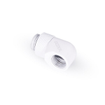Alphacool Eiszapfen L-connector rotatable G1/4 outer thread to G1/4 inner thread - white
