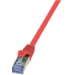 LogiLink Cat6a S/FTP, 5m networking cable Red S/FTP (S-STP)