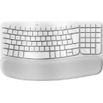 Logitech Wave Keys for Mac keyboard Bluetooth QWERTY UK English White