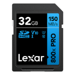 Lexar High-Performance 800xPRO 32 GB SDHC UHS-I Class 10