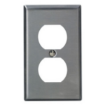 Leviton 84003 wall plate/switch cover Stainless steel