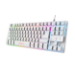 Trust GXT 833W Thado keyboard Gaming USB QWERTY UK English White