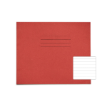 Rhino 138 x 165 Exercise Book 24 Page Red F11 (Pack of 100)