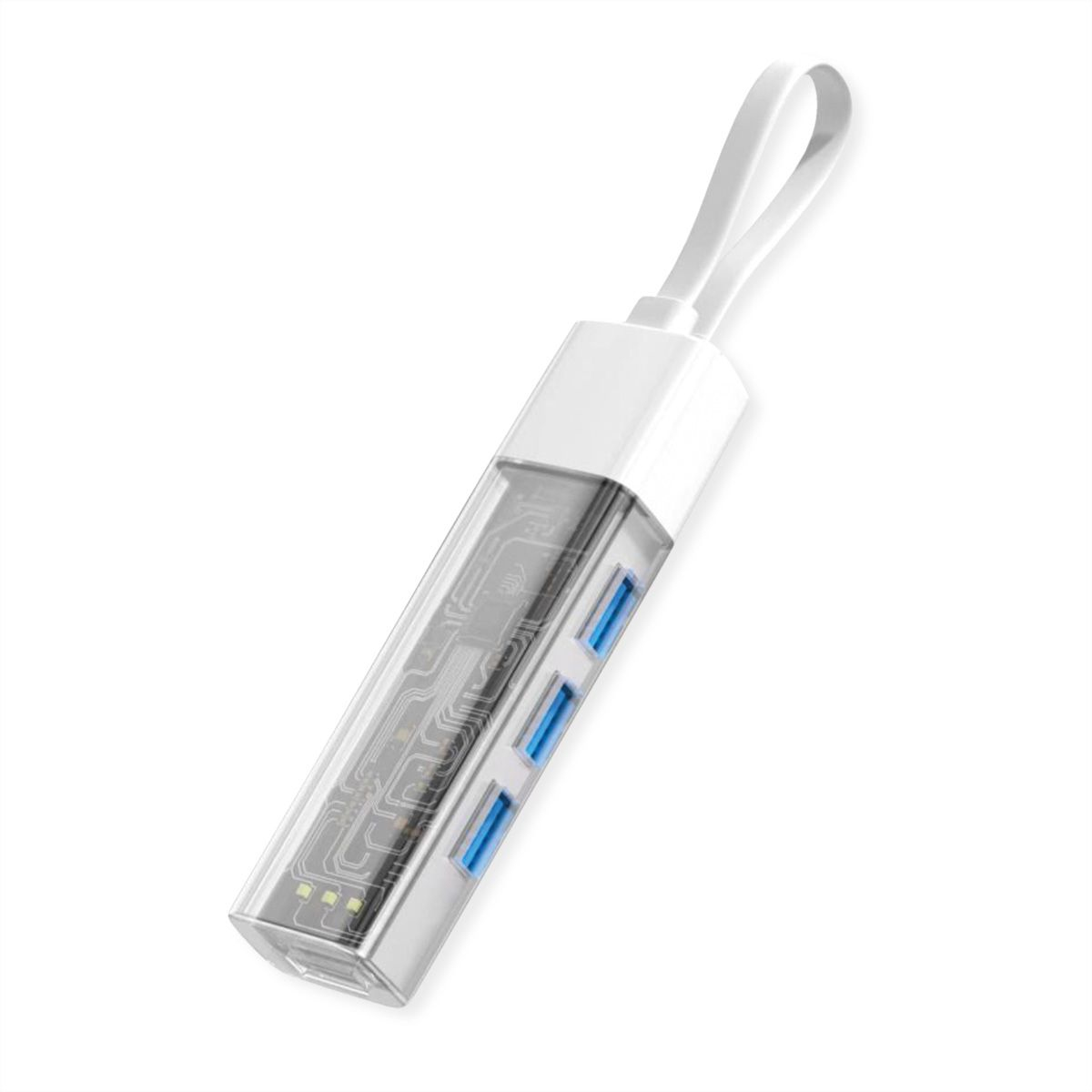 ROLINE 14.02.5062 interface hub USB Type-C 5000 Mbit/s White