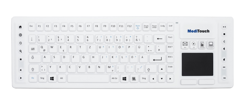 Baaske Medical BLT02 keyboard RF Wireless QWERTZ German White