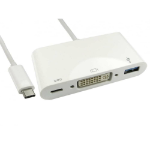Cables Direct USB3C-DVIUSB-WPD USB 3.2 Gen 1 (3.1 Gen 1) Type-C White