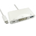 Cables Direct USB3C-DVIUSB-WPD USB 3.2 Gen 1 (3.1 Gen 1) Type-C White