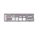 Supermicro MCP-260-00066-0B computer case part Rack I/O shield