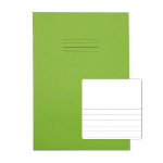 Rhino A4 Exercise Book 32 Page, Light Green, TB/F8 (Pack of 100)