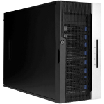 In Win Geh?+?use Mini Server Tower 8-Bay IW-MS08-A/OCU mit Oculink Backplane - Tower - ATX