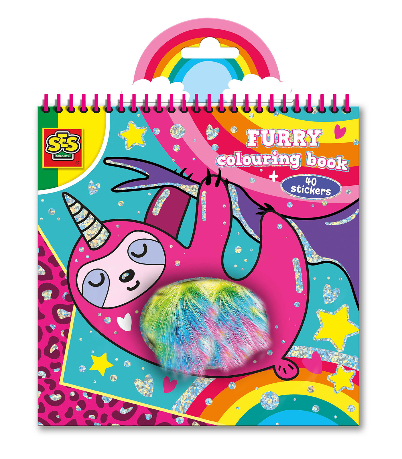 SES Creative Furry colouring book