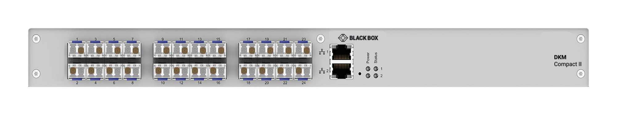 Black Box ACXC24F-3G KVM switch Rack mounting Black. Grey
