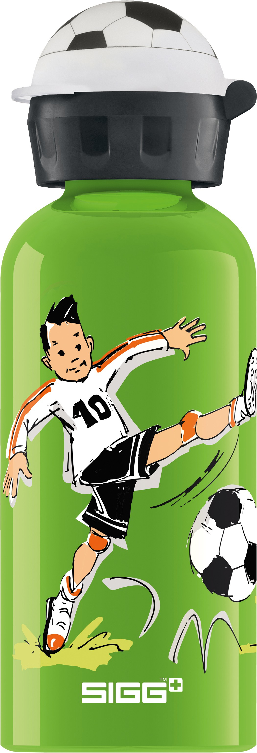 Image of SIGG Footballcamp - 400 ml - Daily usage - Green - Aluminum -...