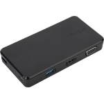 Targus DSU100US notebook dock/port replicator Docking Black