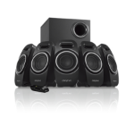Creative Labs A550 luidspreker set 37 W PC Zwart 5.1 kanalen 5 W
