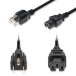 AddOn Networks ADD-N5152C15H14G10FBK power cable Black 118.1" (3 m) NEMA 5-15P IEC C15