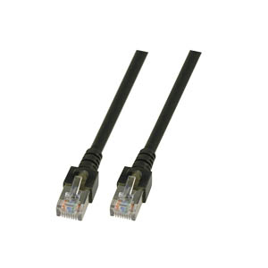 EU Product - RJ45 Patchkabel SF/UTP Cat.5e PVC CCA  2.00m schwarz thumbnail