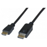 Hypertec 128169-HY video cable adapter 2 m DisplayPort HDMI Black