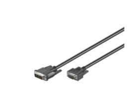 Image of Microconnect 50990 video cable adapter 2 m DVI-I VGA (D-Sub) Black