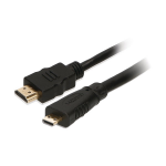 2-Power CAB0054A HDMI cable 1 m HDMI Type A (Standard) HDMI Type D (Micro) Black