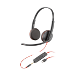 Poly Blackwire C3225 Stereo USB-C Headset