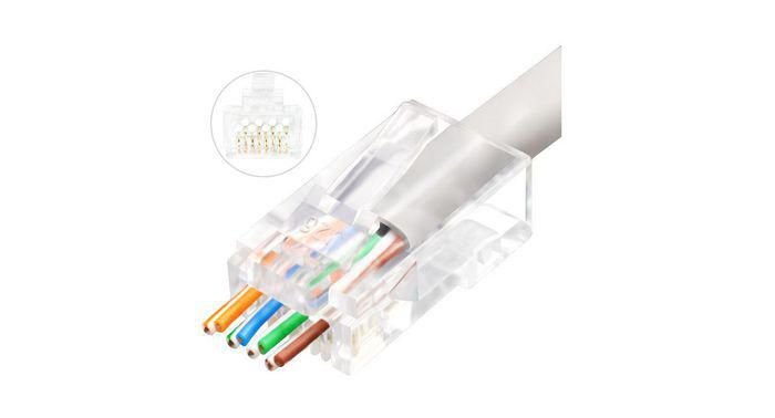 Image of Lanview LVN125305 wire connector RJ45 Transparent