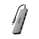 Sitecom CN-5009 interface hub USB 3.2 Gen 1 (3.1 Gen 1) Type-C 5000 Mbit/s Black, Grey
