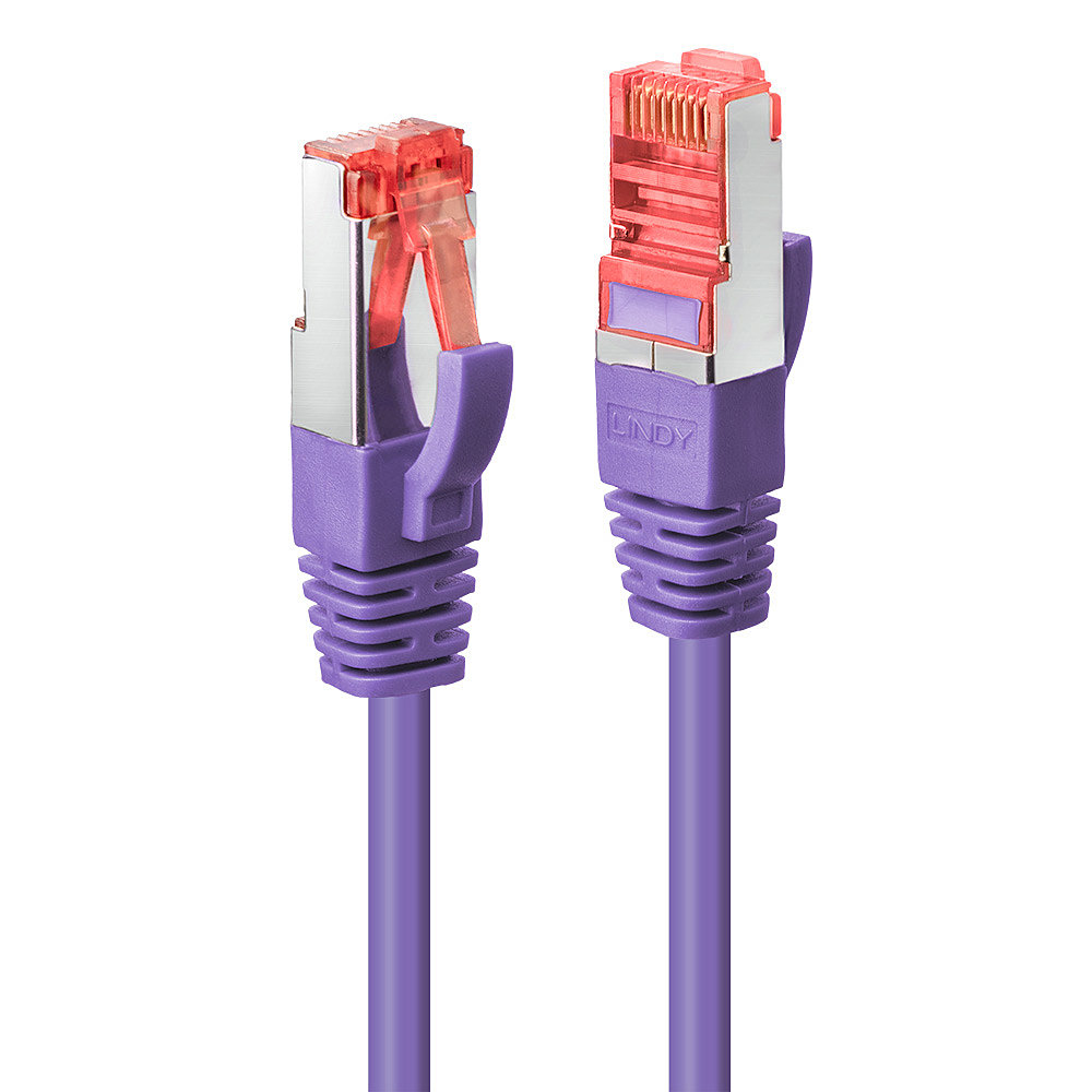 Lindy 47822 networking cable Purple 1 m Cat6 S/FTP (S-STP)