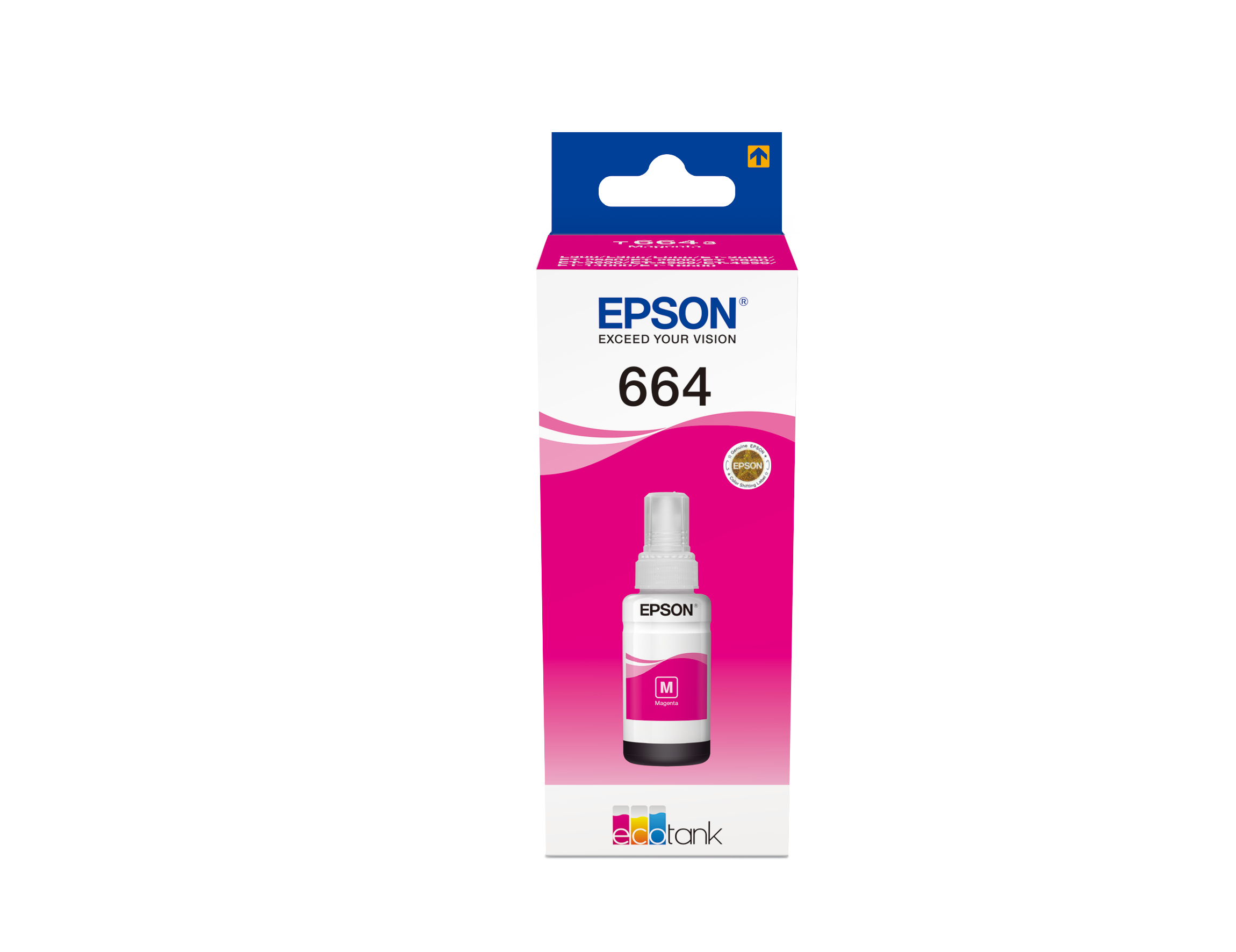 Image of Epson C13T664340/664 Ink bottle magenta, 6.5K pages 70ml for Epson...