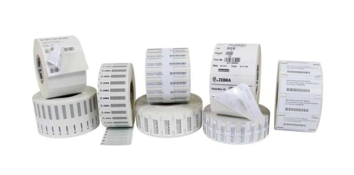 Image of Zebra 10026769 barcode label White