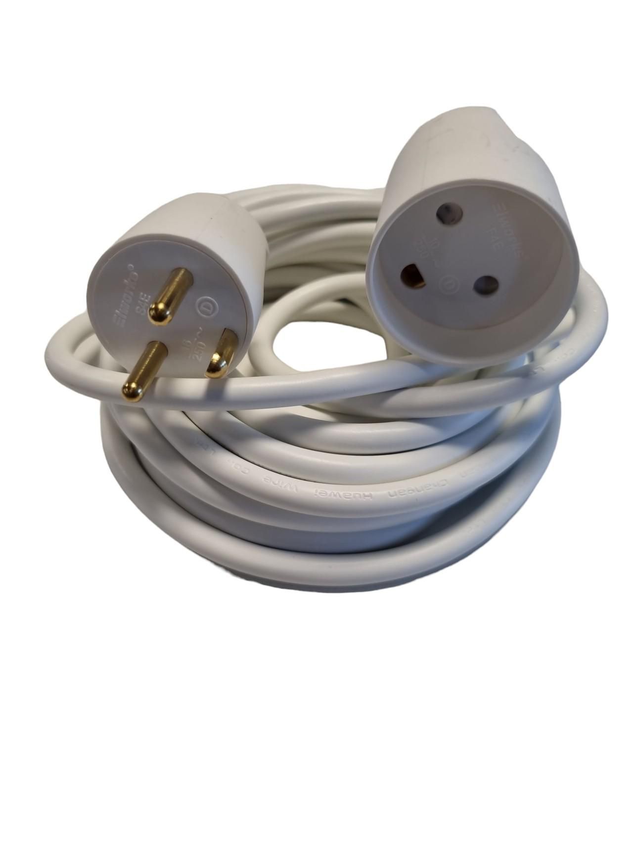 EU Product - DK exension cord, whie, 5.0 thumbnail