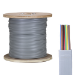 Cablenet 8 Core PVC CPR Eca Silver Grey Flat Modular Cable 305m Reel