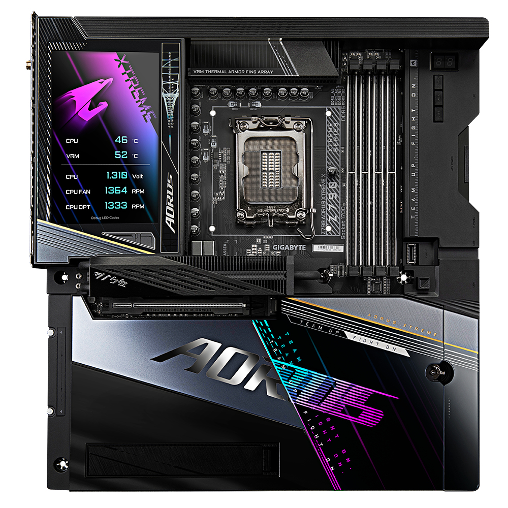 Image of AORUS Z790 XTREME X motherboard Intel Z790 LGA 1700 Extended ATX