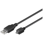Microconnect USBAMB82 USB cable 1.8 m USB 2.0 USB A Mini-USB B Black  Chert Nigeria