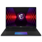 MSI Titan 18 HX A14VIG-051UK Intel® Core™ i9 i9-14900HX Laptop 45.7 cm (18") UHD+ 32 GB DDR5-SDRAM 2 TB SSD NVIDIA GeForce RTX 4090 Wi-Fi 7 (802.11be) Windows 11 Pro Black