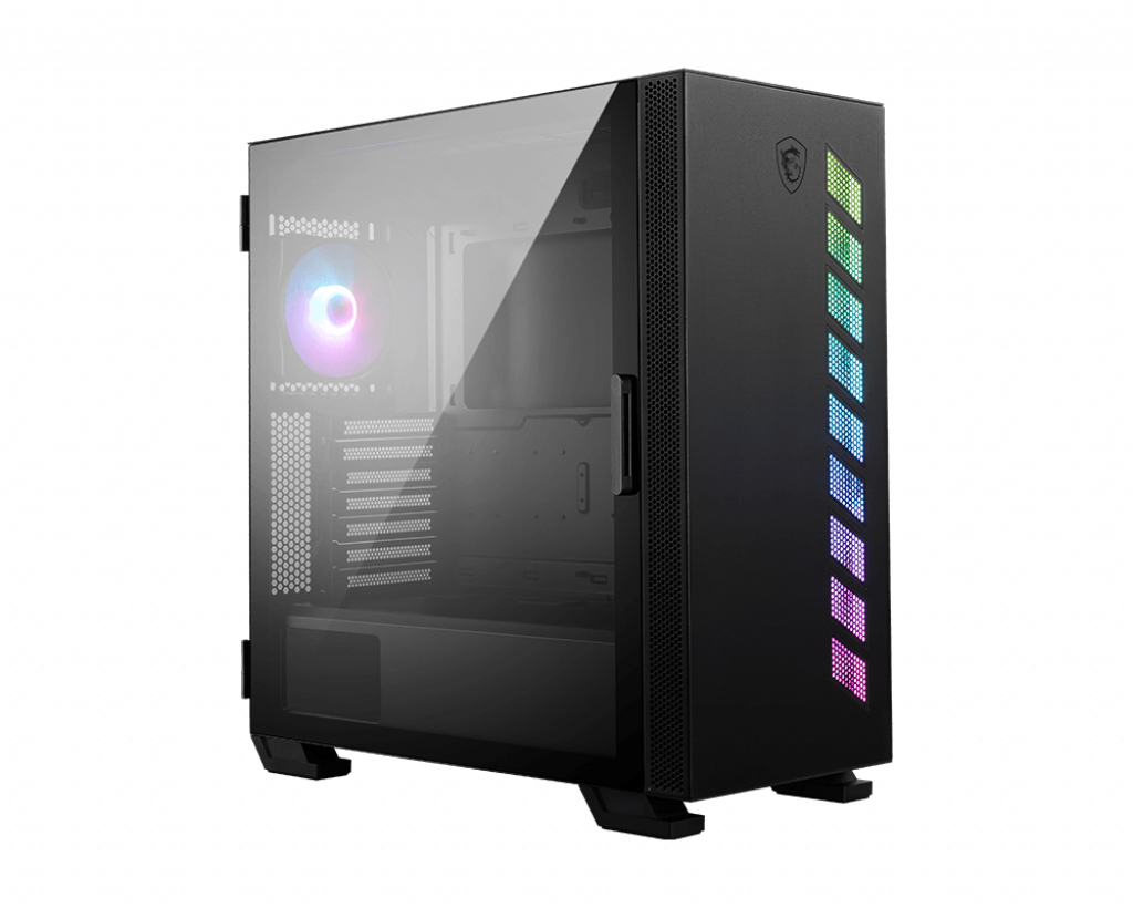 Image of MSI MAG VAMPIRIC 300R Mid Tower Gaming Computer Case 'Black, 1x...