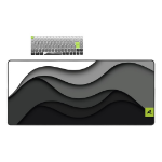 Sharkoon SKILLER SGK50 S3 Design Bundle - D5 Gaming mouse pad Black, Grey, White