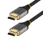 StarTech.com 12ft (4m) HDMI 2.1 Cable 8K - Certified Ultra High Speed HDMI Cable 48Gbps - 8K 60Hz/4K 120Hz HDR10+ eARC - Ultra HD 8K HDMI Cord - Monitor/TV/Display - Flexible TPE Jacket