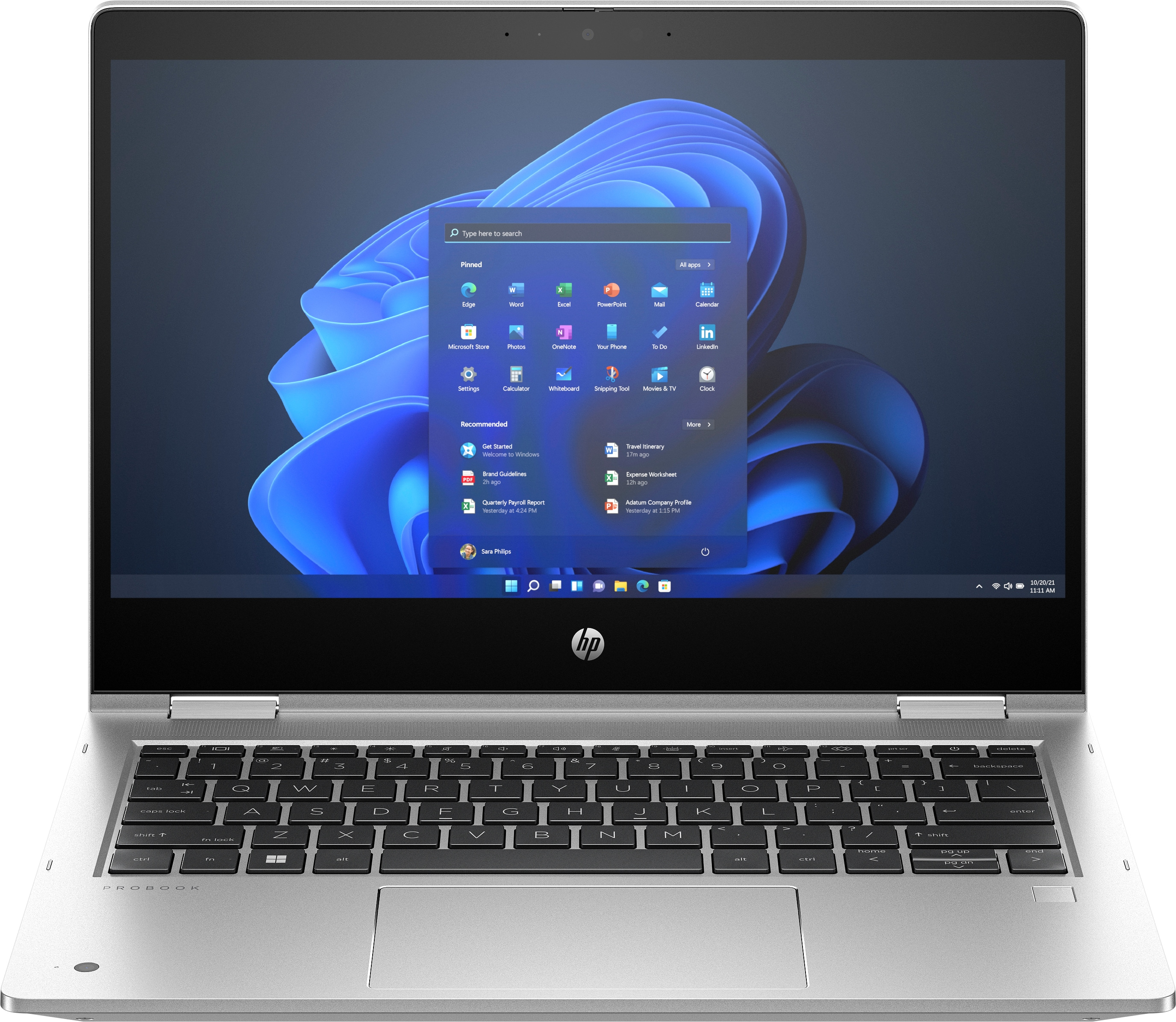 Image of HP Pro x360 435 G10 Hybrid (2-in-1) 33.8 cm (13.3") Touchscreen...